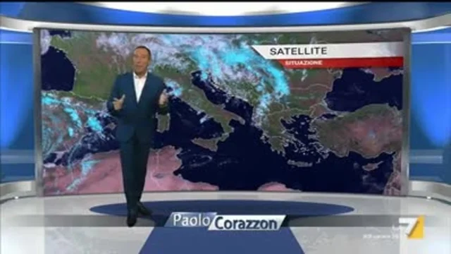 Il meteo della sera del 3 settembre