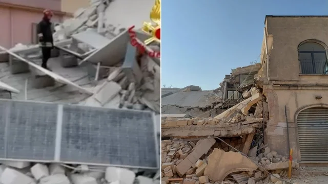 Brindisi, crolla supermercato a Latiano: si scava per escludere la presenza di persone sotto le macerie