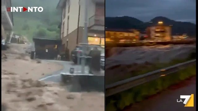 Maltempo al Nord: dispersi padre e figlio nel Vicentino, una vittima in Piemonte
