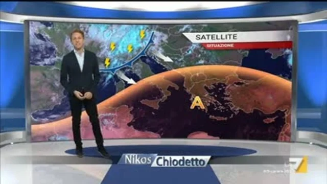 Il meteo della sera del 31 agosto
