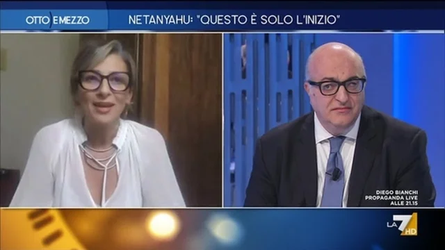 Netanyahu "Questo è solo l'inizio" - Otto e Mezzo - Puntata del 13/10/2023