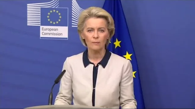 Ursula von der Leyen: "Condanniamo questo barbaro attacco. Ci saranno sanzioni massicce e mirate"