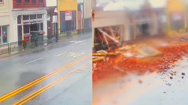 USA, tornado in North Carolina: video della telecamera di sicurezza