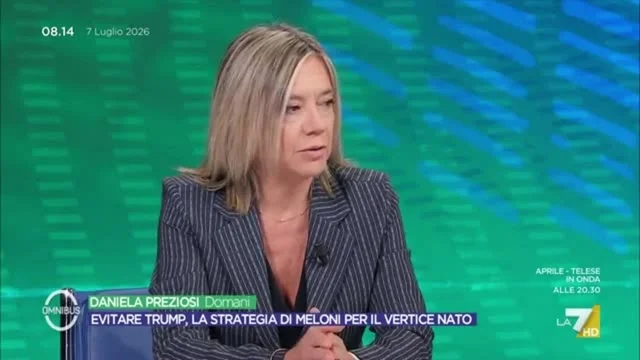 Vertice NATO, Preziosi: "Meloni in difesa su Trump, ha paura"