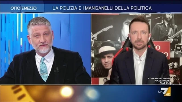 La polizia e i manganelli della politica - Otto e Mezzo - Puntata del 29/2/2024