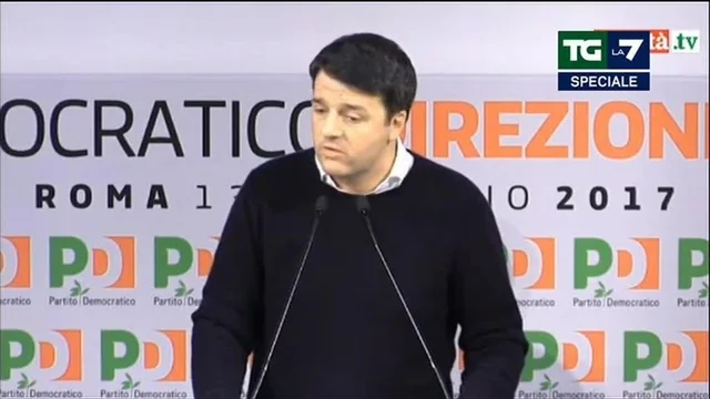 Renzi: 'Non voglio scissioni. Gli avversari sono fuori da questa stanza'