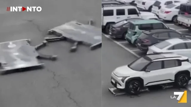 Da Wuhan arrivano i robot per parcheggiare l'auto