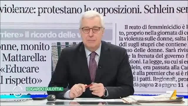 Omnibus Dibattito - Puntata del 26/11/2025