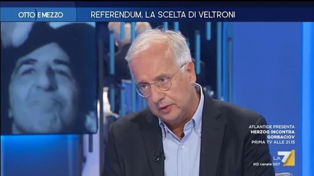 Referendum, la scelta di Veltroni - Otto e Mezzo - Puntata del 16/09/2020