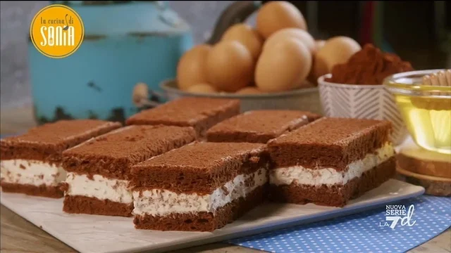 Merendine al cacao e crema di latte