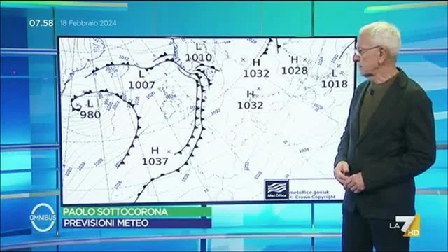 Meteo LA7 18/2/2024