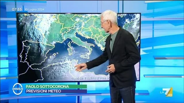 Le previsioni meteo di oggi