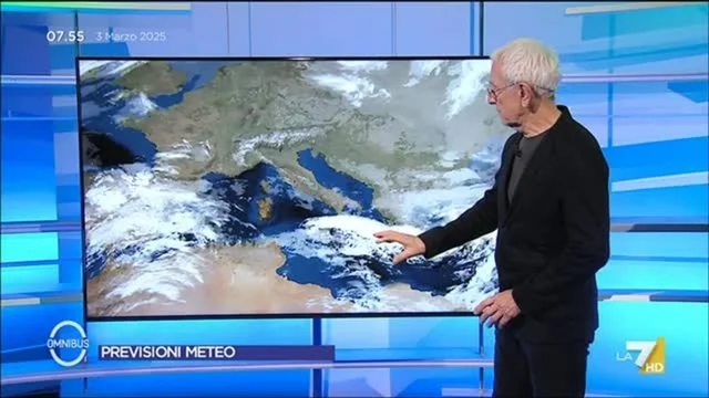 Previsioni Meteo di oggi di Paolo Sottocorona - 3/3/2025