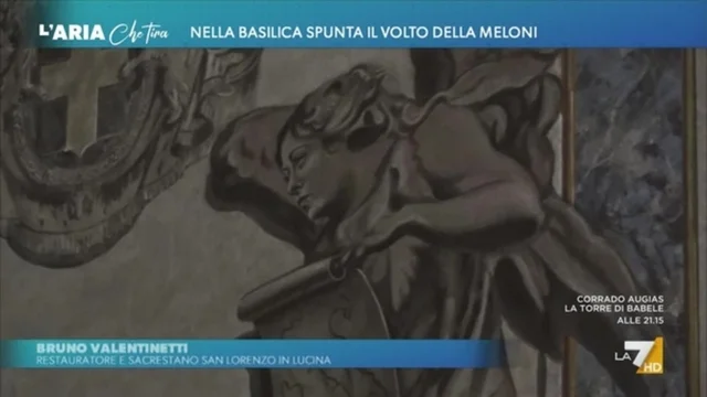Nella Basilica di San Lorenzo in Lucina spunta il volto di Giorgia Meloni