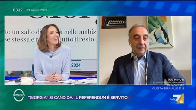 'Giorgia' si candida, il referendum è servito - Omnibus, 29/04/2024