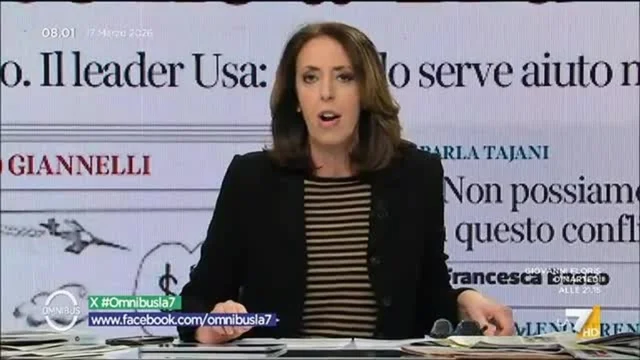 Omnibus Dibattito - Puntata del 17/3/2026