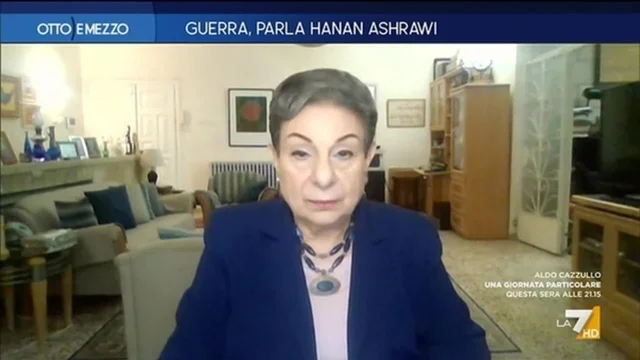 Guerra, parla Hanan Ashrawi - Otto e Mezzo - Puntata del 18/10/2023