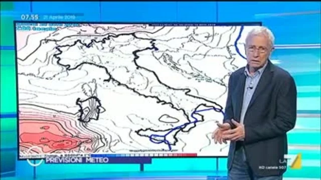 Le previsioni del tempo del 21 aprile
