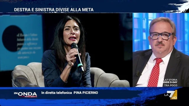 Pina Picierno telefona in diretta a In Onda e replica a Telese: "Io una Vannacci? Non posso transigere"