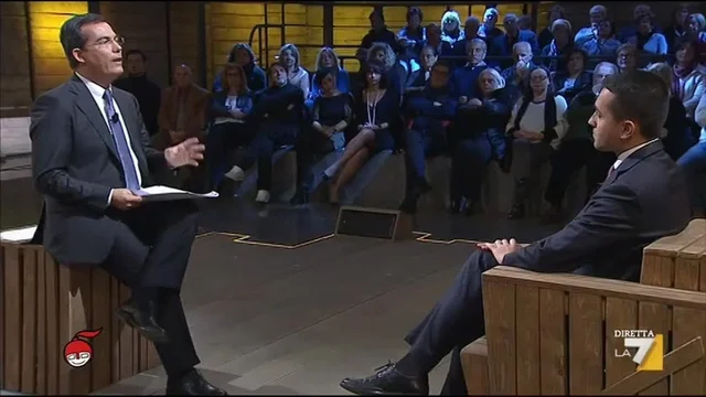 L'intervista di Floris a Di Maio sull'Europa, le pensioni e le vicende interne al M5S