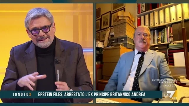 Arrestato l'ex principe Andrea, Pino Rinaldi all'analista politico britannico: "Traballa pure Re Carlo?"