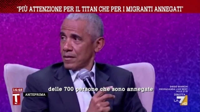 Titan, la reazione di Obama: "Più attenzione alla tragedia del sottomarino che per i migranti annegati"