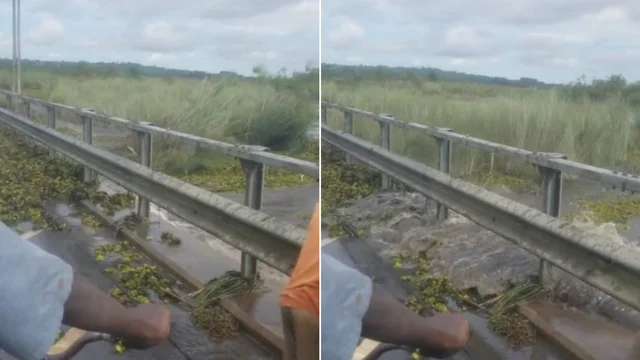 Il fiume esonda e spazza via tutto: le immagini incredibili