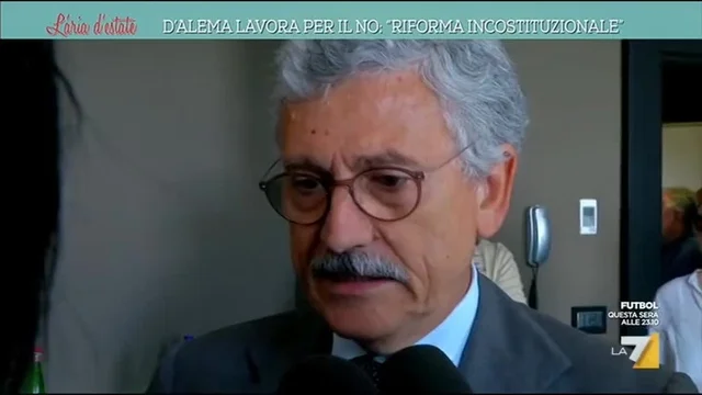 D'Alema lavora per il No: 'Riforma incostituzionale'