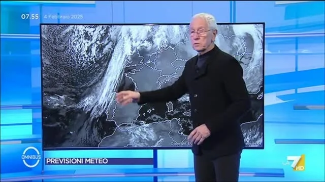Le previsioni meteo di oggi Martedì 4 Febbraio di Paolo Sottocorona