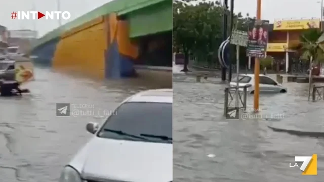 Spagna, la tempesta Laurence continua a causare inondazioni e disagi