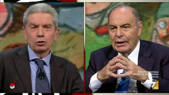 Vespa: "Trump ha vocazioni mussoliniane, l'uomo forte". Floris: "Direi più vigliacco..."