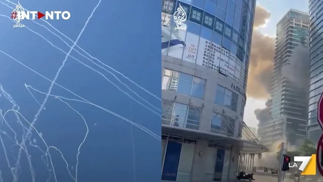 Missile iraniano colpisce Israele: l’attacco ripreso in video