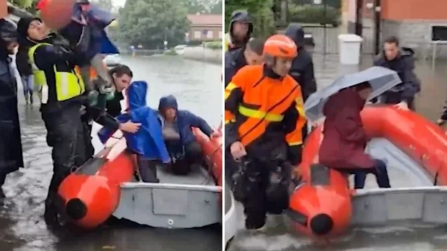 Allerta maltempo Milano, sommozzatori dei Vigili del Fuoco portano in salvo bambini e donne incinte. Ecco cosa fare