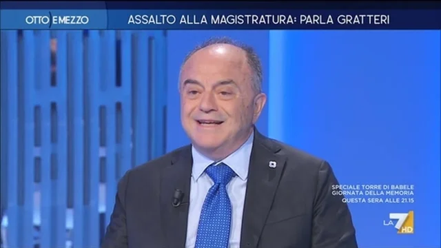 Assalto alla magistratura: parla Gratteri - Otto e Mezzo - Puntata del 27/1/2025