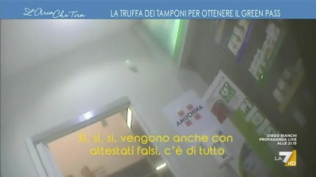 La truffa dei tamponi per ottenere il green pass