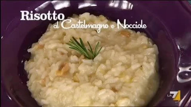 Risotto al Castelmagno e nocciole
