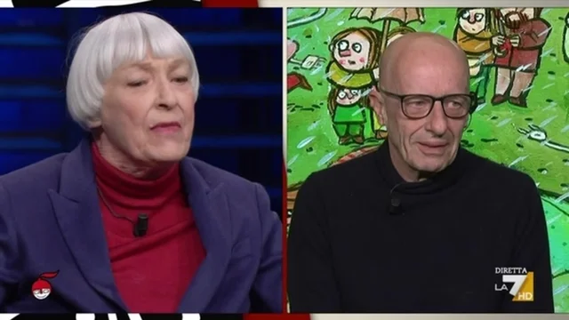 "Questa è una battuta anche al di sotto di lei...": scontro Bompiani-Sallusti