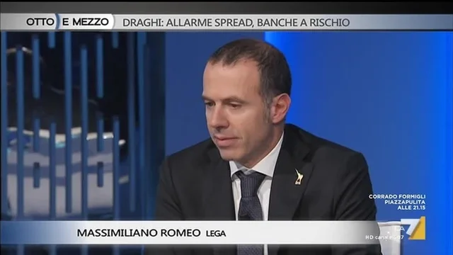 Draghi, allarme spread: banche a rischio