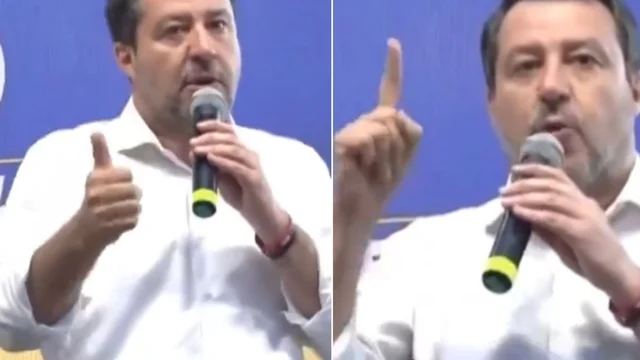 Salvini a Bari "Macron vuoi andare in guerra? Metti il casco, vai in Ucraina, ma non rompere le pa**e""