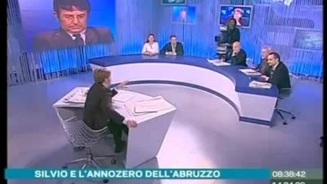 SILVIO E L'ANNOZERO DELL'ABRUZZO 3a parte