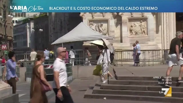 Il blackout e il costo economico del caldo estremo