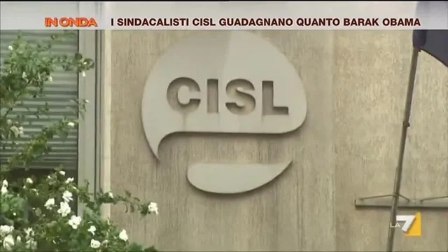 'I sindacalisti CISL guadagnano quanto Barak Obama'