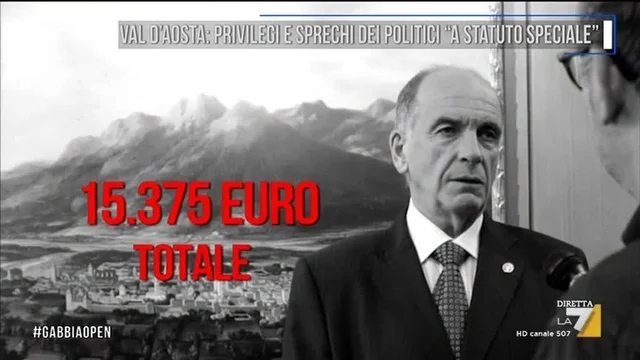 Val d'Aosta: privilegi e sprechi dei politici 'a statuto speciale'