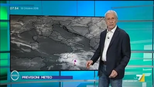 Il meteo del 19 ottobre