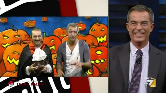 L'Halloween di Luca e Paolo con le mostruosità della politica