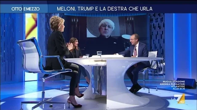 Meloni, Trump e la destra che urla - Otto e Mezzo - Puntata del 9/11/2022
