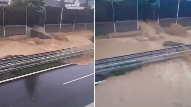 Germania, inondazioni drammatiche a Stoccarda: strade chiuse e evacuazioni in corso. Il video