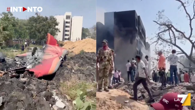 India, disastro Air India: almeno 170 morti. I militari accorrono tra le macerie del BJ Medical College