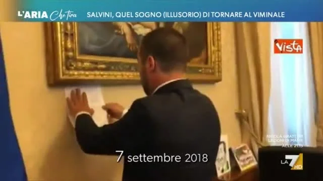 Salvini, quel sogno (illusorio) di tornare al Viminale