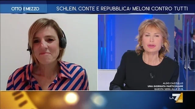 Shlein, Conte e Repubblica: Meloni contro tutti - Otto e Mezzo - 24/01/2024
